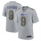 Men's Matthew Stafford Gray Los Angeles Rams Atmosphere Fashion Game Jersey