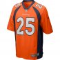 Men's Melvin Gordon III Orange Denver Broncos Game Jersey