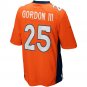 Men's Melvin Gordon III Orange Denver Broncos Game Jersey