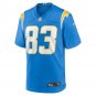 Men's Michael Bandy Powder Blue Los Angeles Chargers Player Game Jersey