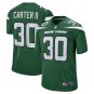Men's Michael Carter II Gotham Green New York Jets Game Jersey