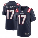 Men's Michael Palardy Navy New England Patriots Home Game Player Jersey