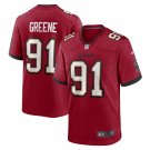 Men's Mike Greene Red Tampa Bay Buccaneers Game Player Jersey