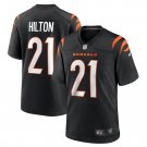 Men's Mike Hilton Black Cincinnati Bengals Game Player Jersey