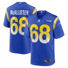 Men's Mike McAllister Royal Los Angeles Rams Home Game Jersey