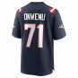 Men's Mike Onwenu Navy New England Patriots Team Game Jersey