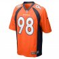 Men's Mike Purcell Orange Denver Broncos Game Jersey