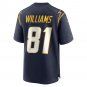 Men's Mike Williams Navy Los Angeles Chargers Alternate Team Game Jersey