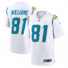 Men's Mike Williams White Los Angeles Chargers Game Jersey