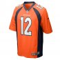 Men's Montrell Washington Orange Denver Broncos Game Player Jersey