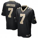 Men's Morten Andersen Black New Orleans Saints Game Retired Player Jersey