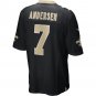 Men's Morten Andersen Black New Orleans Saints Game Retired Player Jersey