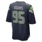 Men's Myles Adams College Navy Seattle Seahawks Game Player Jersey