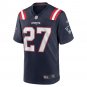 Men's Myles Bryant Navy New England Patriots Game Player Jersey