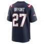 Men's Myles Bryant Navy New England Patriots Game Player Jersey