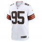Men's Myles Garrett White Cleveland Browns Away Game Jersey