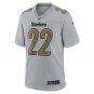 Men's Najee Harris Gray Pittsburgh Steelers Atmosphere Fashion Game Jersey
