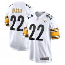 Men's Najee Harris White Pittsburgh Steelers Game Jersey