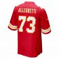 Men's Nick Allegretti Red Kansas City Chiefs Game Jersey