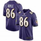Men's Nick Boyle Purple Baltimore Ravens Game Player Jersey