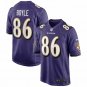 Men's Nick Boyle Purple Baltimore Ravens Game Player Jersey