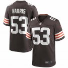 Men's Nick Harris Brown Cleveland Browns Game Jersey