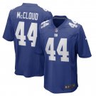 Men's Nick McCloud Royal New York Giants Game Player Jersey