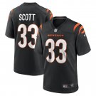 Men's Nick Scott Black Cincinnati Bengals Game Player Jersey