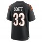 Men's Nick Scott Black Cincinnati Bengals Game Player Jersey