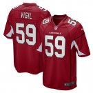 Men's Nick Vigil Cardinal Arizona Cardinals Game Player Jersey