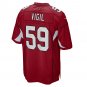 Men's Nick Vigil Cardinal Arizona Cardinals Game Player Jersey