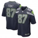 Men's Noah Fant College Navy Seattle Seahawks Game Player Jersey