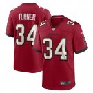 Men's Nolan Turner Red Tampa Bay Buccaneers Game Player Jersey
