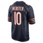 Men's Nsimba Webster Navy Chicago Bears Game Player Jersey