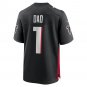 Men's Number 1 Dad Black Atlanta Falcons Game Jersey