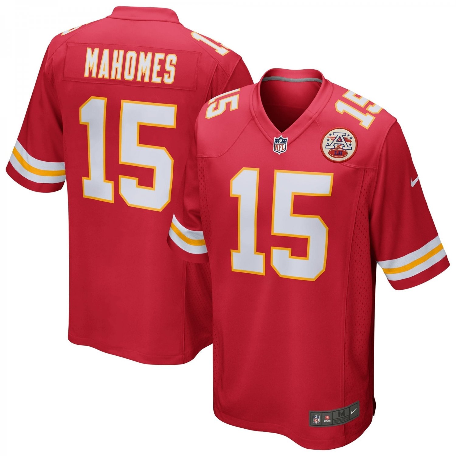 Men's Patrick Mahomes Red Kansas City Chiefs Game Jersey