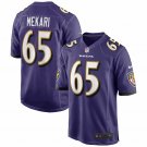 Men's Patrick Mekari Purple Baltimore Ravens Game Player Jersey