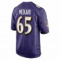 Men's Patrick Mekari Purple Baltimore Ravens Game Player Jersey