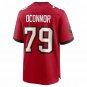 Men's Patrick O'Connor Red Tampa Bay Buccaneers Game Jersey