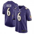 Men's Patrick Queen Purple Baltimore Ravens Game Player Jersey