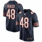 Men's Patrick Scales Navy Chicago Bears Game Jersey