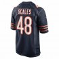 Men's Patrick Scales Navy Chicago Bears Game Jersey