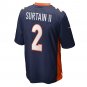 Men's Patrick Surtain II Navy Denver Broncos Home Game Player Jersey