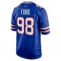 Men's Poona Ford Royal Buffalo Bills Home Game Jersey