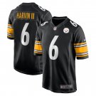Men's Pressley Harvin III Black Pittsburgh Steelers Game Jersey