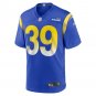 Men's Quindell Johnson Royal Los Angeles Rams Home Game Jersey