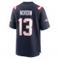 Men's Quinn Nordin Navy New England Patriots Game Player Jersey