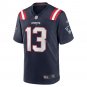 Men's Quinn Nordin Navy New England Patriots Game Player Jersey