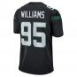 Men's Quinnen Williams Stealth Black New York Jets Alternate Game Player Jersey