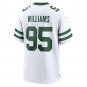 Men's Quinnen Williams White New York Jets Legacy Player Game Jersey
